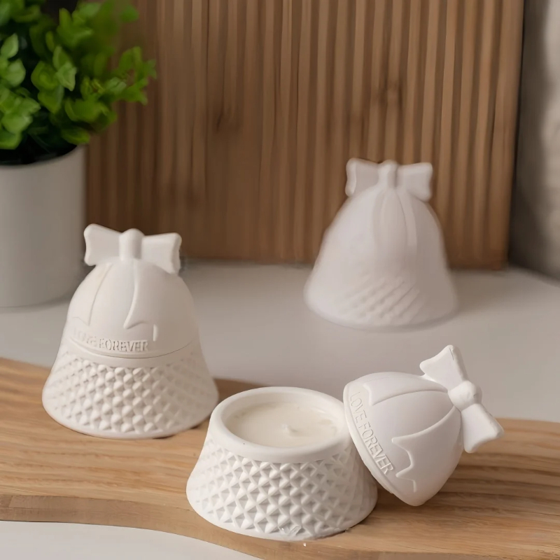 Idli Steamer Mold - Noel Çan Şekilli Silikon Kalıp Aromaterapi