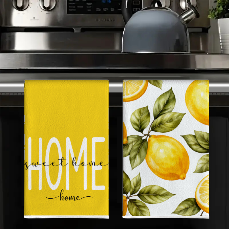2 Adet, Yaz Limonu Ev Temalı M - Home Cooking Is The Best incelemesi ve fiyatı